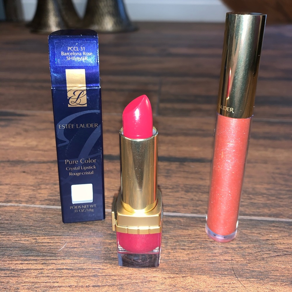 New! Estée Lauder lipstick and lipgloss